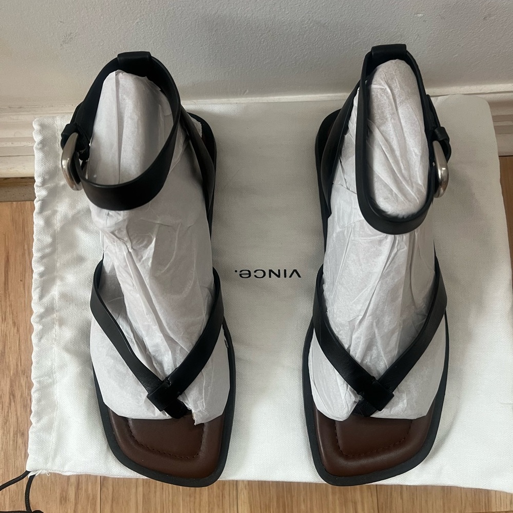 VINCE. Samuela Leather Sandals - Picture 5 of 10